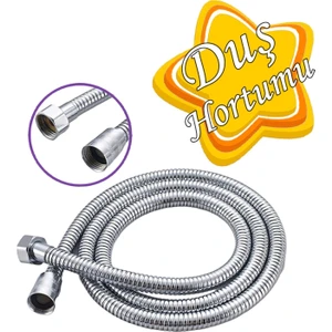 360 Dereceli Dönerli Banyo Duş Hortumu Banyo Spiral Hortumu Krom
