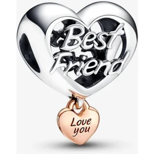 Poseidons Jewellery Seni Seviyorum En Iyi Arkadaşım Kalp Charm