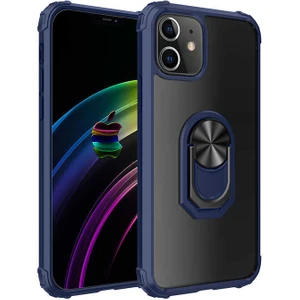 Gökmen Aksesuar iPhone 12 - Uyumlu Gkm Mola Kapak-Lacivert