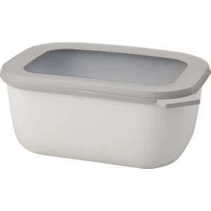 Multi Bowl Cirqula Rectangular Saklama Kabı - 1500 ml - Nordic White