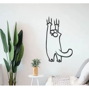 Düşen Kedi Duvar Süsü