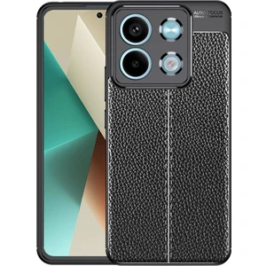 Xiaomi Redmi Note 13 5g Uyumlu Kılıf Deri Desenli Niss Dikiş Tasarımlı Darbe Dirençli Kılıf