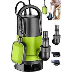 Dynamic Max 1300F Dalgıç Su Karter Pompası Kirli Temiz Yüzme Havuzu Gölet Sel Su Aktarma Pompası Yeni Seri