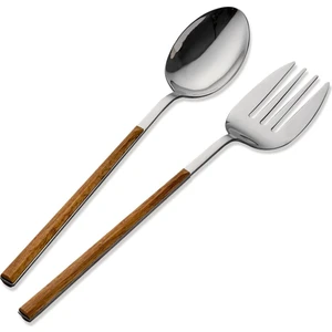 The Mia Wooden Salata Servis Takımı 2 Parça