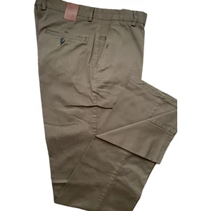 Erkek Regular Fit Normal Kesim Likralı Esnek Rahat Yüksek Bel Mevsimlik Gabardin Keten Pantolon