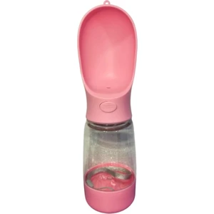 Dream Plus Taşınabilir Mama Hazneli Seyahat Tipi Suluk Evcil Hayvan Kedi Köpek Suluğu