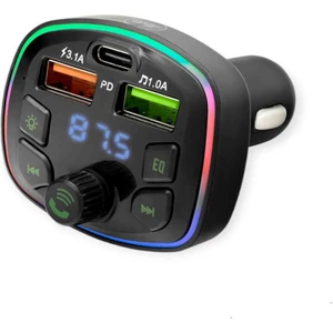 Multifonksiyonel Fm Transmetter Pd Çift USB Giriş,  Bluetooth Konuşma, USB Hafıza Kartı Müzik Çalma