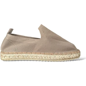 El Yapımı Triko Espadril Kum