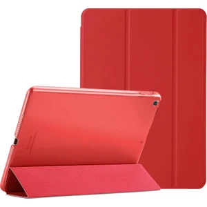 Apple iPad 5. Nesil (2017) 9.7 Yatay Standlı Uyku Modlu Basic Arkası Sert Smart Kılıf ve Ekran Koruyucu A1822 A1823