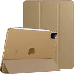 Apple iPad Pro 11 3. Nesil (2021)  Yatay Standlı Uyku Modlu Basic Arkası Sert Smart Kılıf ve Ekran Koruyucu  A2377 A2459 A2301 A2460