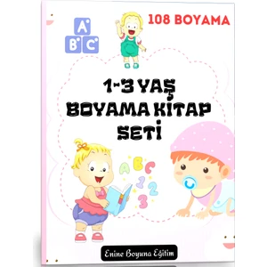 1-3 Yaş Boyama Kitabı 3'lü Set