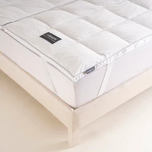 Tüy Geçirmez 2'ye Ayrılabilen %100 Kaz Tüyü Topper 160x200 cm - Piume Classic Comfort