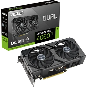 DUAL-RTX4060TI-O8G-EVO NVIDIA GEFORCE RTX 4060 TI-8G 8GB GDDR6 128bit 2595MHz OC HDMI 3xDP DLSS3 EKRAN KARTI