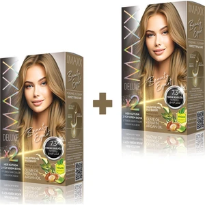 Maxx Deluxe Beauty Expert 7.3  Fındık Kabuğu 2'li Set Boya
