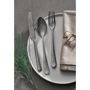 - Epsilon Çiçekli Eskitme 18 Parça Çatal Kaşık Bıçak Takımı - Lüks Kutulu Set