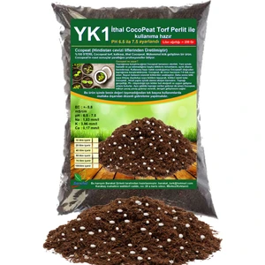 20 Lt- Yk1 Cocopeat Torf Perlit ile Bitki, Çiçek ve Sebze Için Toprak