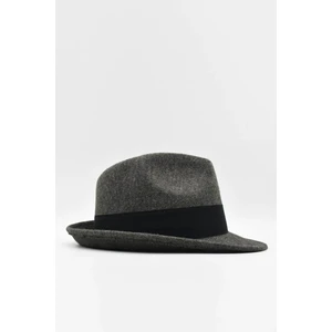 Erkek Füme Keçe Trilby Fötr Şapka