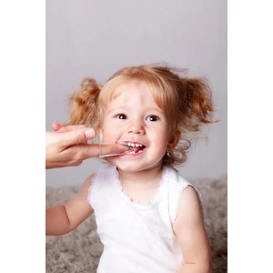 Silikon Bebek Parmak Diş Fırçası - Finger Brush 0-3 Yaş, Silikon Parmak Fırça
