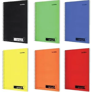 Im Smart A4 40 Yaprak Plastik Kapak Spiralli Defter 2 Çizgili+2 Kareli