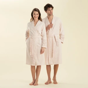 Derin Unisex Bornoz Pudra