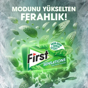 Sensations Yeşil Nane Aromalı Sakız 27 Grx 12 Adet