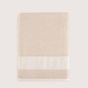 Albera Banyo Havlusu 85X150 cm Natural-Bej