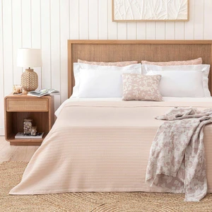 Palmita Pike Tek Kişilik 160X220 cm Pudra