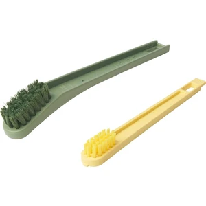 Pepprig Temizleme Fırçası Sert ve Yumuşak 2'li Yeşil-Sarı