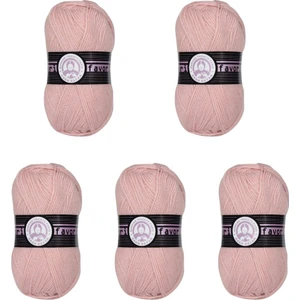 Ören Bayan Favori Örgü Ipi Açık Pembe (001) 5'li Paket
