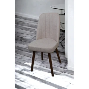 KARBA 6 Adet Açık Krem Ahşap Pinoteks Ayaklı Sağlam Üst Kalite Mutfak Sandalyesi, Yemek Sandalyesi, Salon Sandalyesi