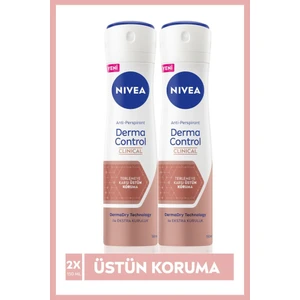 Derma Control Clinical Kadın Sprey Deodorant 150ml,96 Saat Üstün Koruma X2 Adet