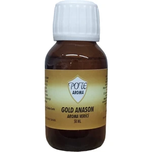 Pote Aroma Altın Seri Anason Yağı 50ML Hazır Karışım Tek Kullanımlık 1lt uyumlu