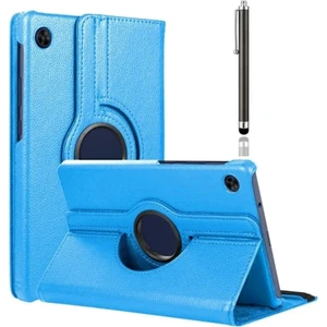 Cover Center  Samsung Galaxy Tab A9 8.7 Inç Tablet Uyumlu 360 Derece Dönebilen Kapaklı Kılıf Koruyucu Zırh Kapak