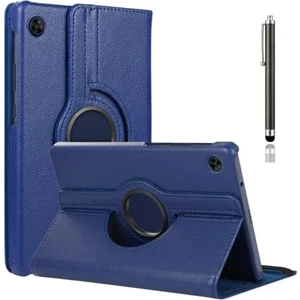 Cover Center  Aksesuar Dünyası Samsung Galaxy Tab A9 8.7 Inç Tablet Uyumlu 360 Derece Dönebilen Kapaklı Kılıf Koruyucu Zırh Kapak