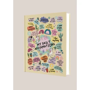 My Daily Affirmations Çizgili 96 Yaprak Sert Kapak Defter