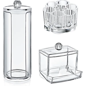 Ygc Home Kozmatik Organizer Makyaj Organizer 3'lü Set