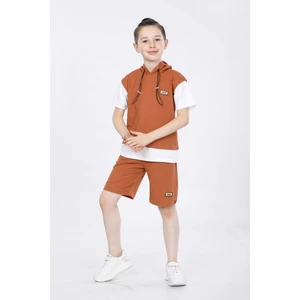 Erkek Çocuk T-Shirt ve Şort 2 Li Takım VF24KMR5103738