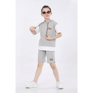 Erkek Çocuk T-Shirt ve Şort 2 Li Takım VF24KMR5103738