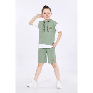 Erkek Çocuk T-Shirt ve Şort 2 Li Takım VF24KMR5103738