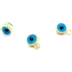 Altın Nazar Boncuklu Kolye Ucu