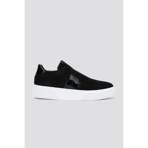 Emmaerkek Siyah Süet  Deri Sneakers & Spor Ayakkabı 352 20074 Erk Ayk Y24