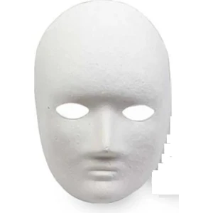 Boyanabilir Boyama Maskesi Kağıt Karton Maske 20 Adet