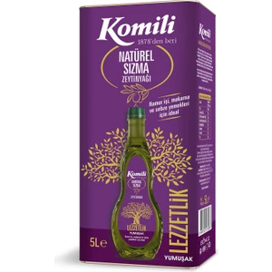 Lezzetlik Yumuşak Natürel Sızma Zeytinyağı 5 lt