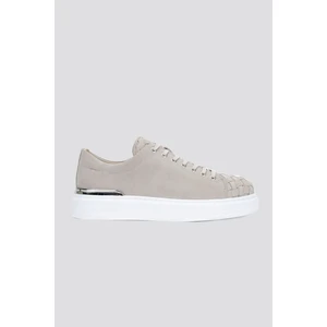 Alettaerkek Bej Süet  Deri Sneakers & Spor Ayakkabı 352 20235 Erk Ayk Y24