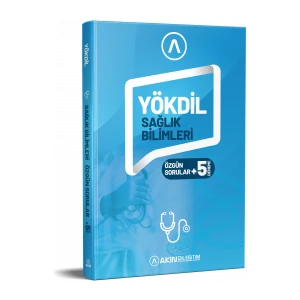 Akın Publishing Dil Eğitim Yayınları YÖKDİL Sağlık Bilimleri Özgün Soru Bankası + 5 Deneme
