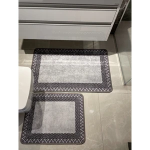 Zigzag Desenli 2 Li Banyo Paspas (60 x 100 - 60 x 50)