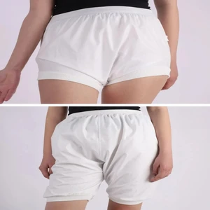 Ribanalı Kısa ve Uzun Model Birlikte Emici Külot Hasta Emici Mesane Külot Sızdırmaz