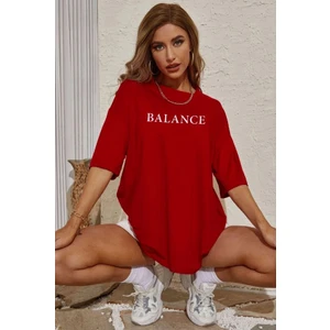 Balance Baskılı T-Shirt