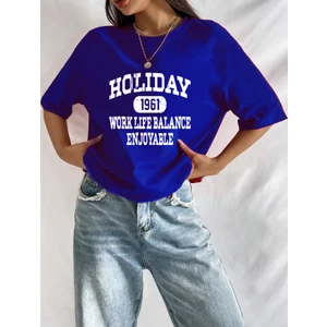 Holiday Baskılı Tshirt