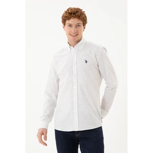 U.S. Polo Assn. Erkek Kum Gömlek Desenli 50288677-VR085
